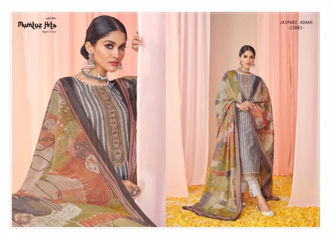 Jaipuri Adaah Vol 3 By Mumtaz Cotton Dress Material Catalog